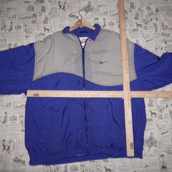 XL - Vintage Y2K Nike embroider 90s purple/gray windbreaker - Picture 4 of 4